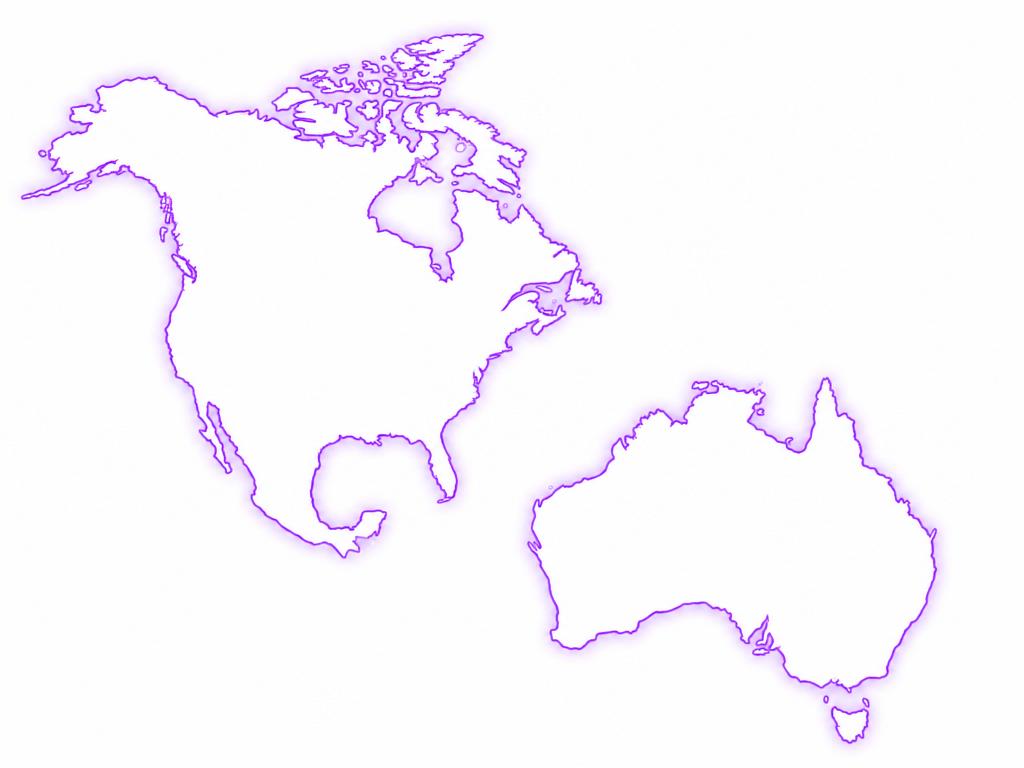 Map showing Qontum office locations in Australia and the USA